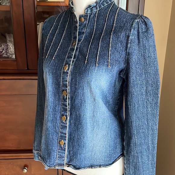 Damada Jeans Shirt Blouse Junior L Adult S - Picture 3 of 10
